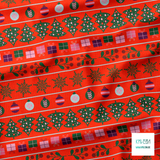 Christmas aztec fabric