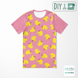 Rubber ducks and bubbles cut and sew t-shirt