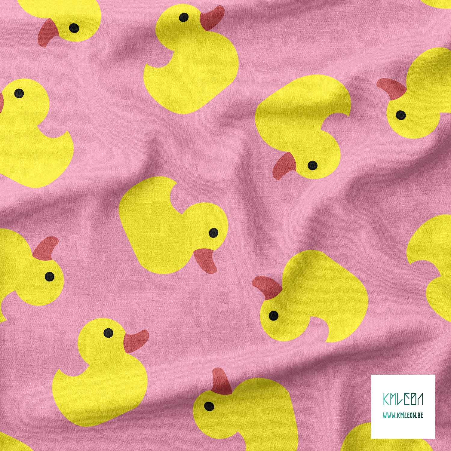 Rubber ducks fabric