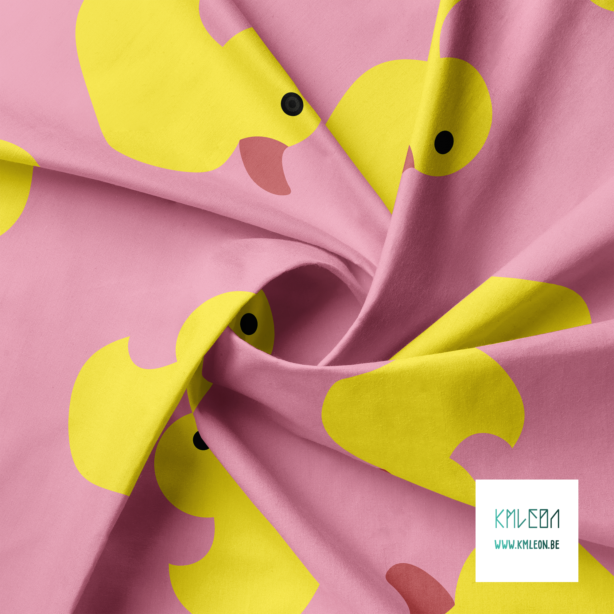 Rubber ducks fabric