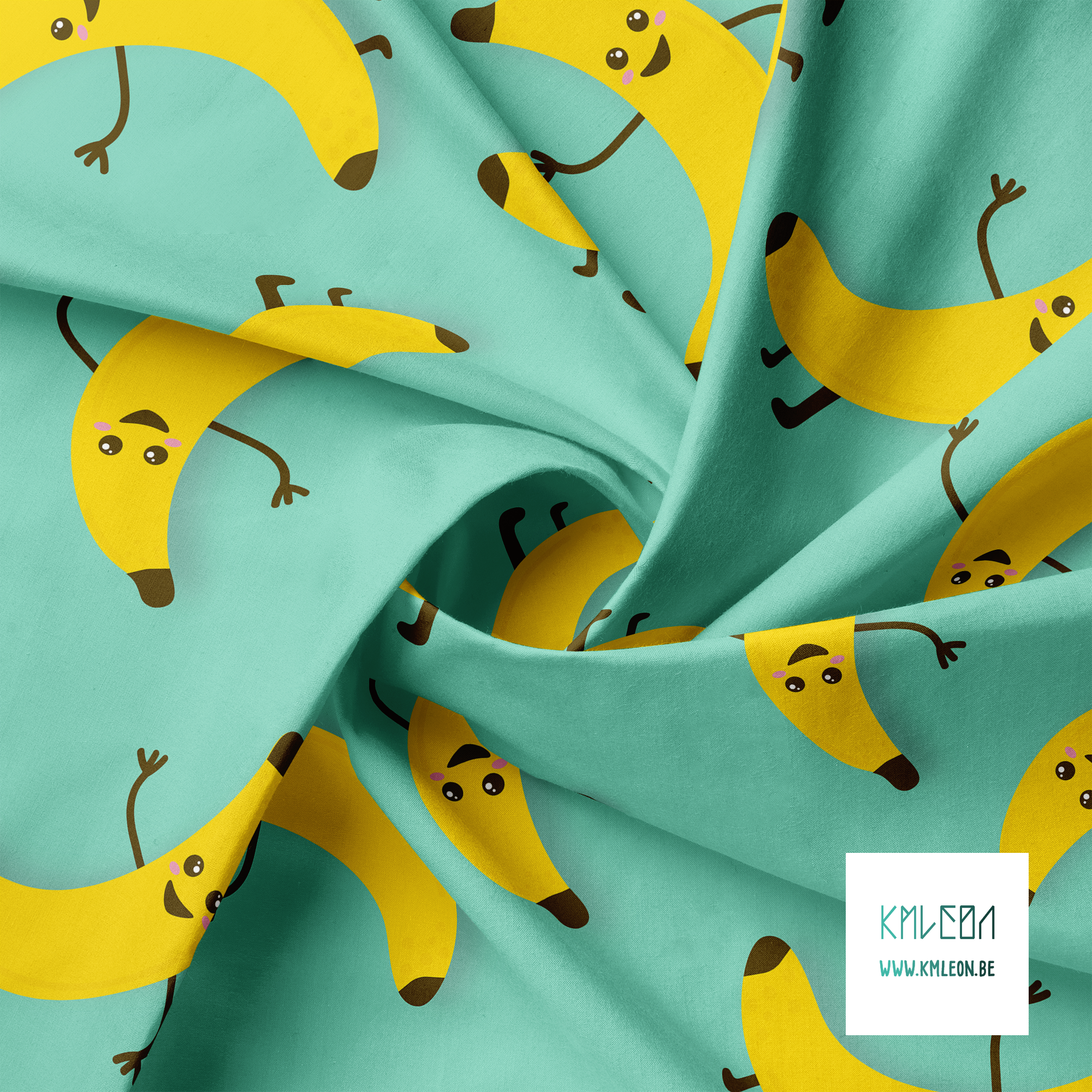 Bananas fabric