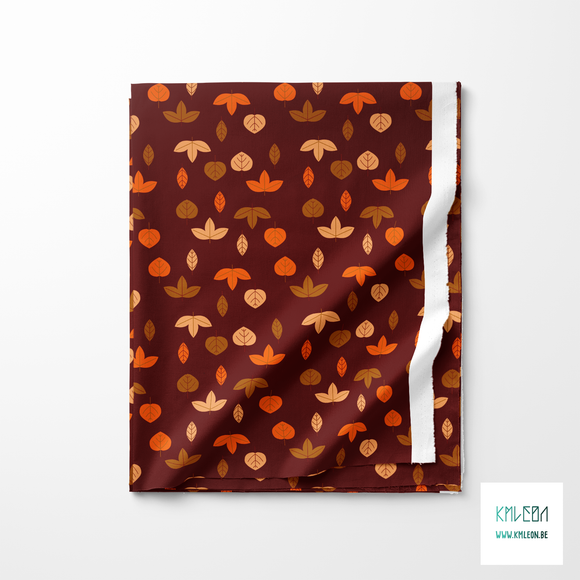 Autumn leaves fabric