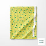 Green leaves fabric