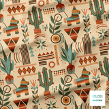 Bohemian plants and pinata fabric