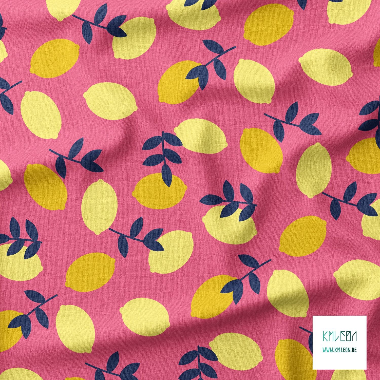 Lemons fabric