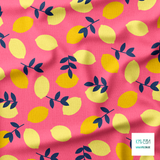 Lemons fabric