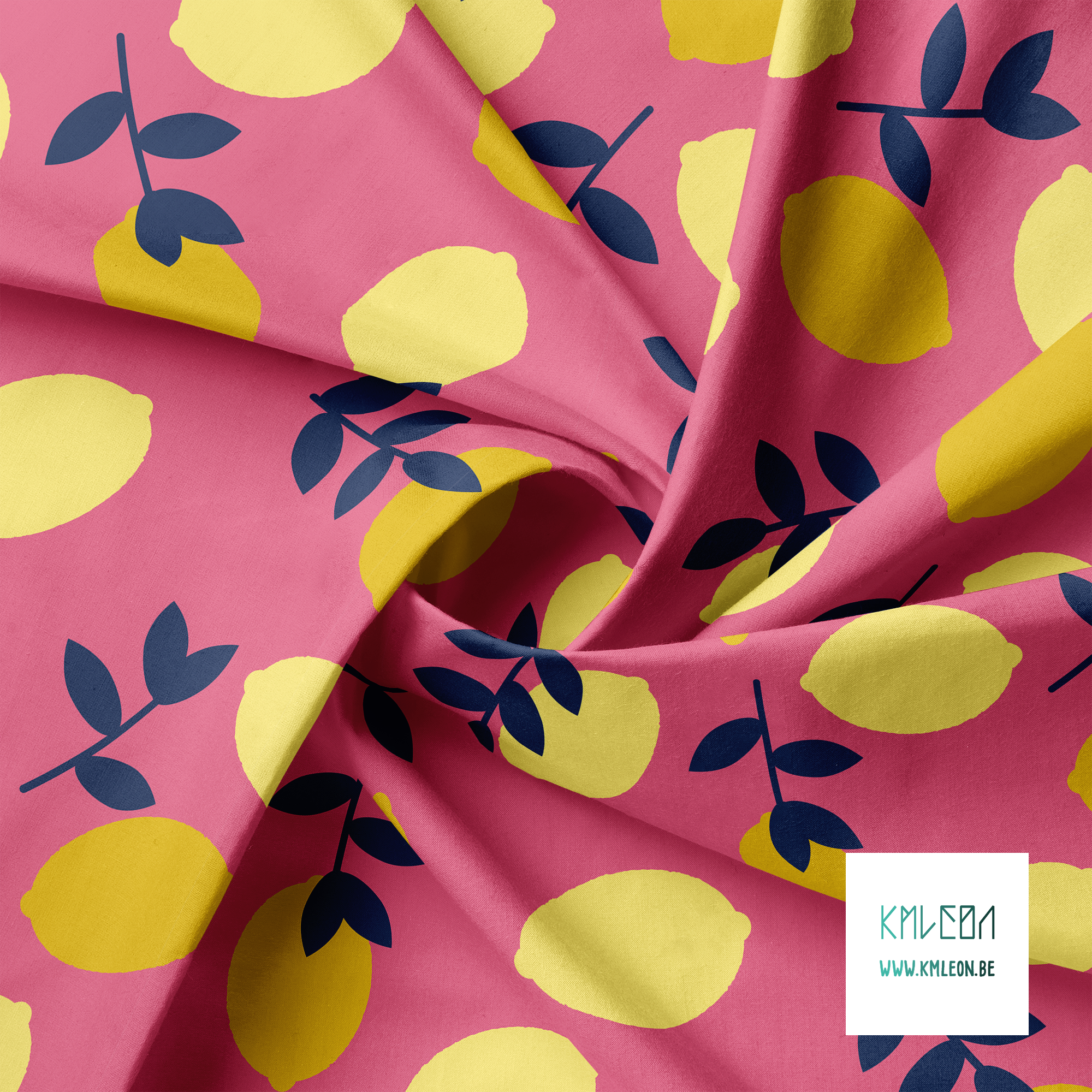 Lemons fabric