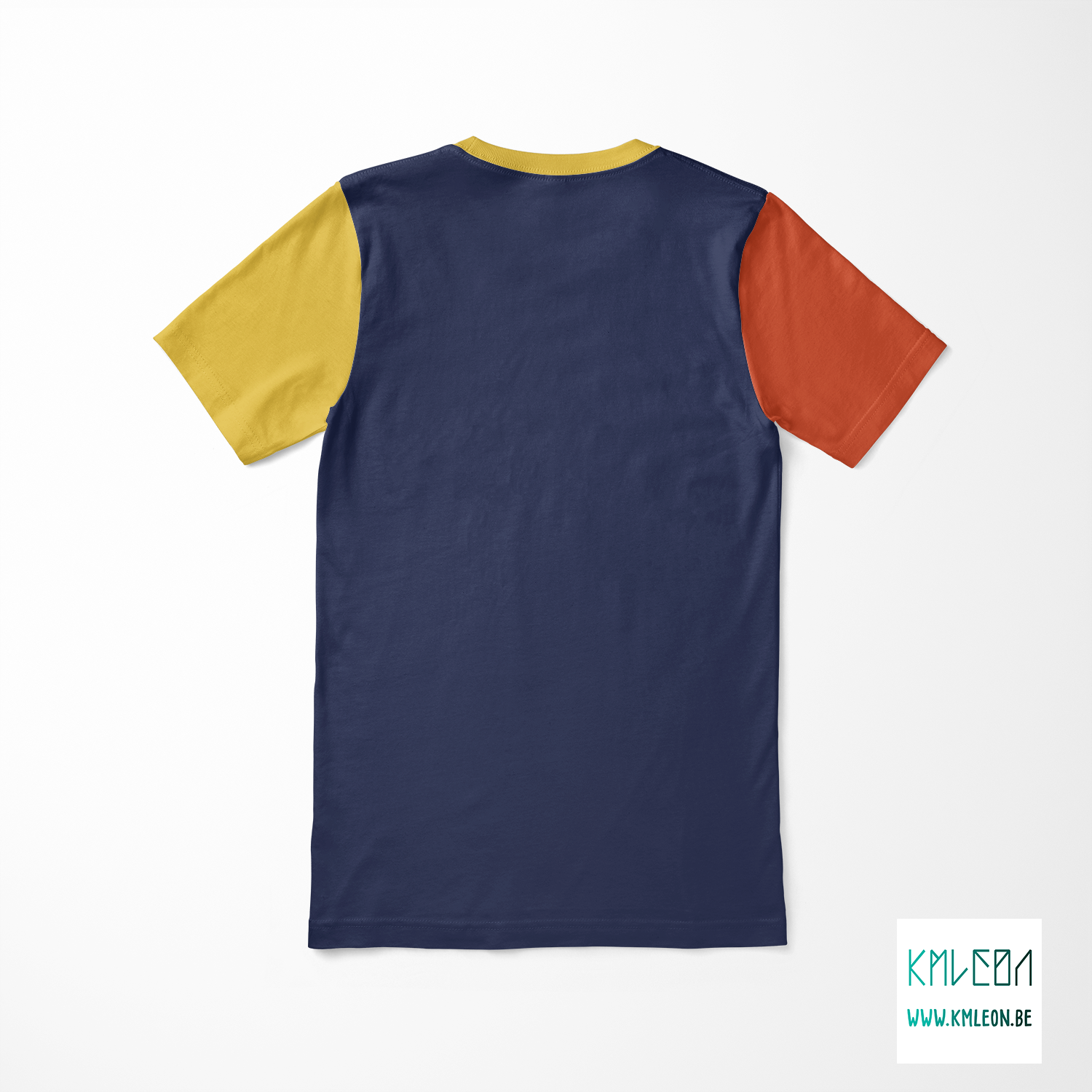 Colourblock and pocket cut and sew t-shirt