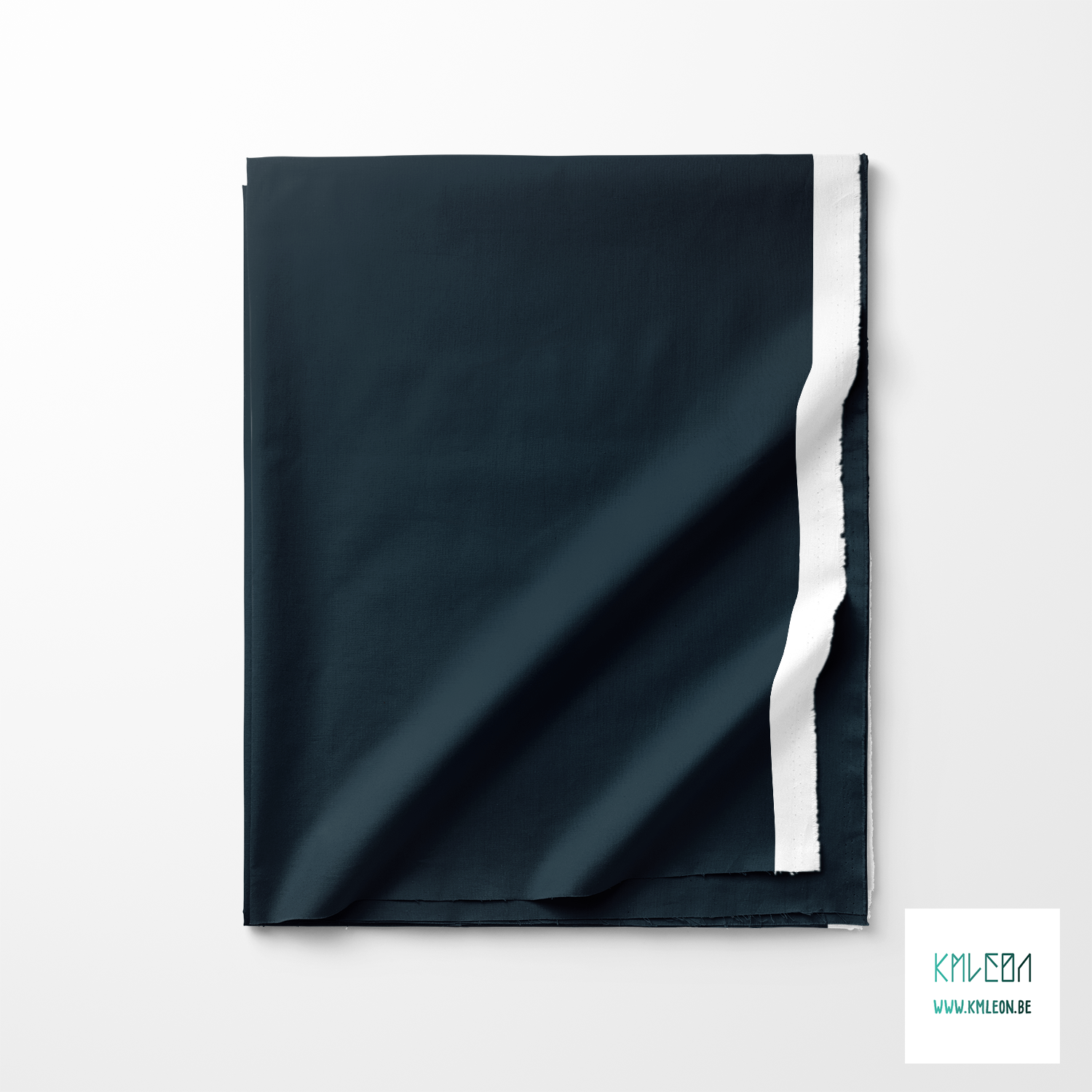 Solid dark teal fabric