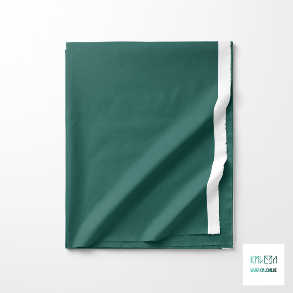 Solid emerald fabric