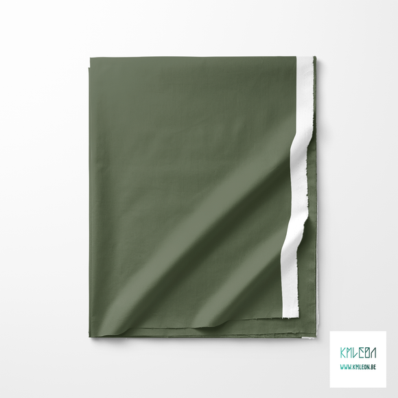 Solid fern green fabric