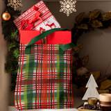 Christmas plaid fabric