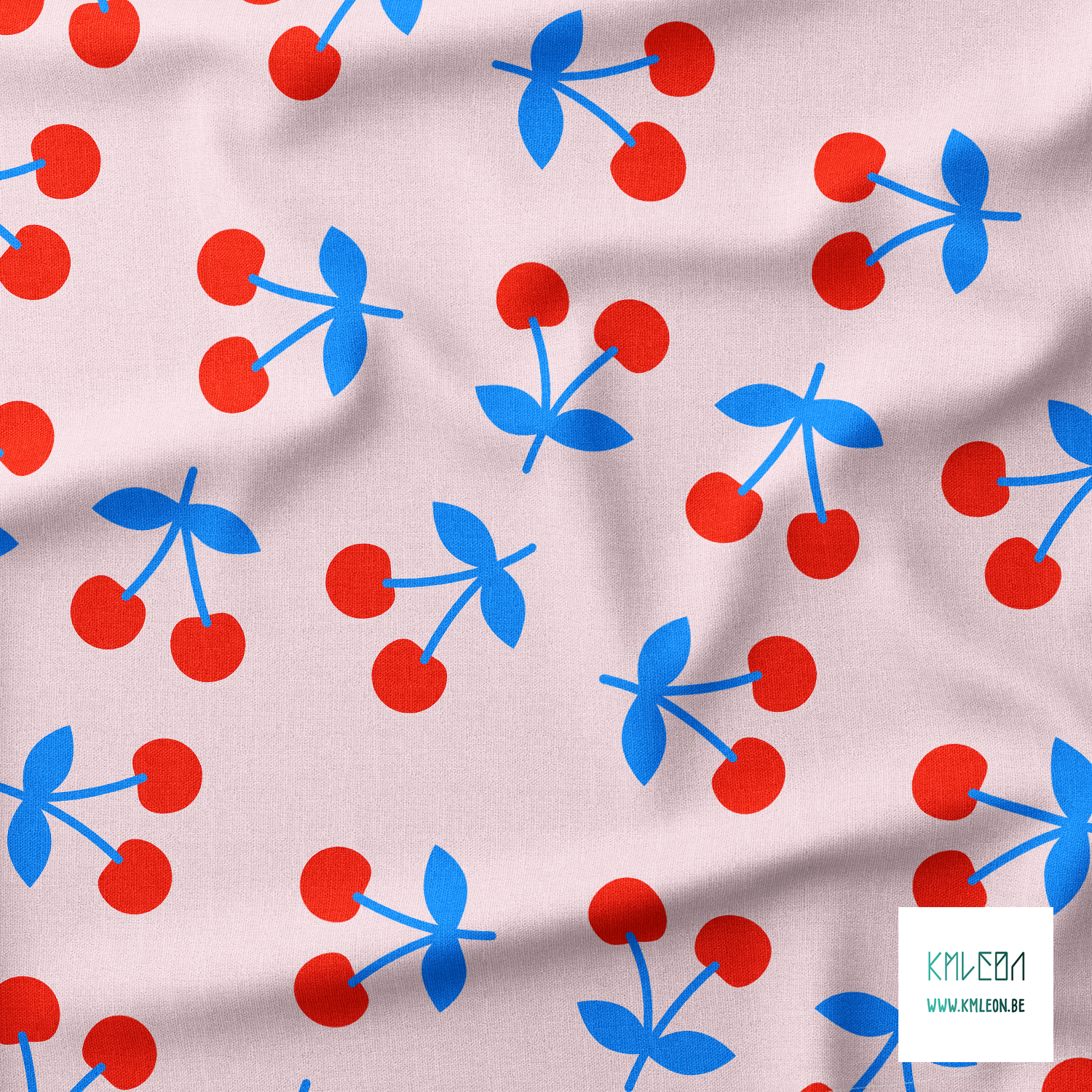 Cherries fabric