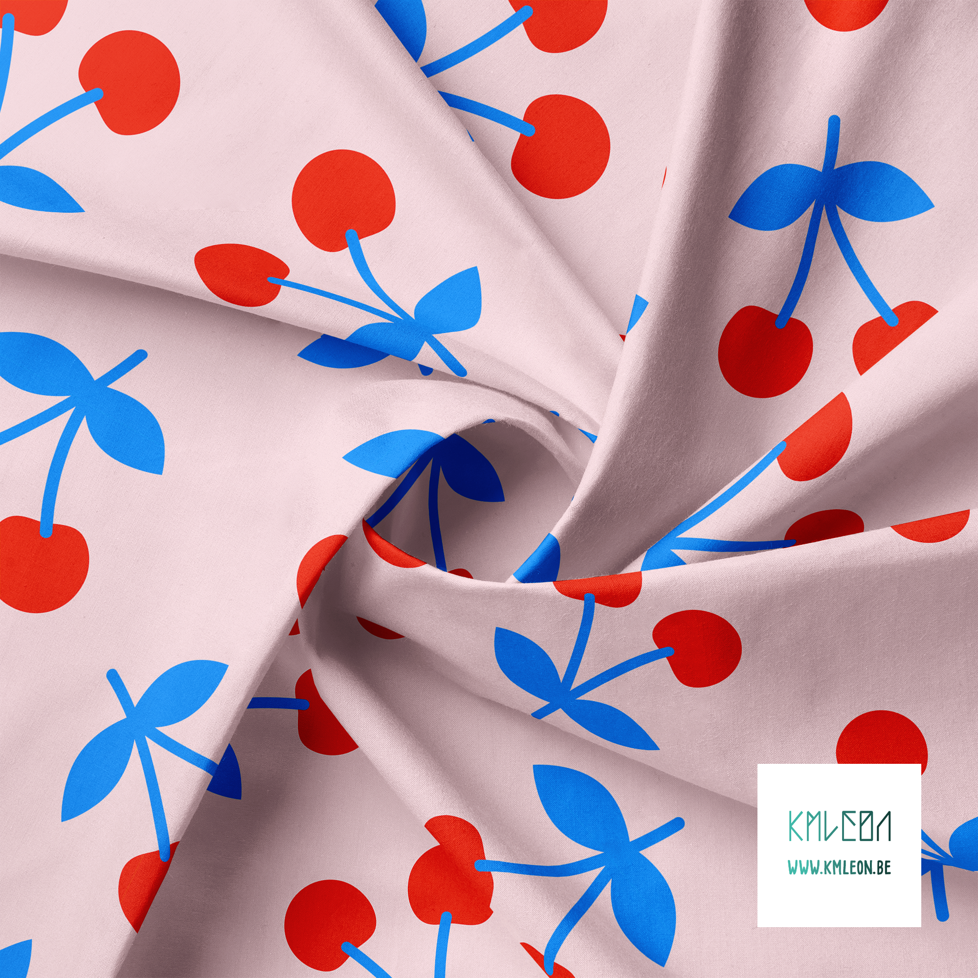 Cherries fabric