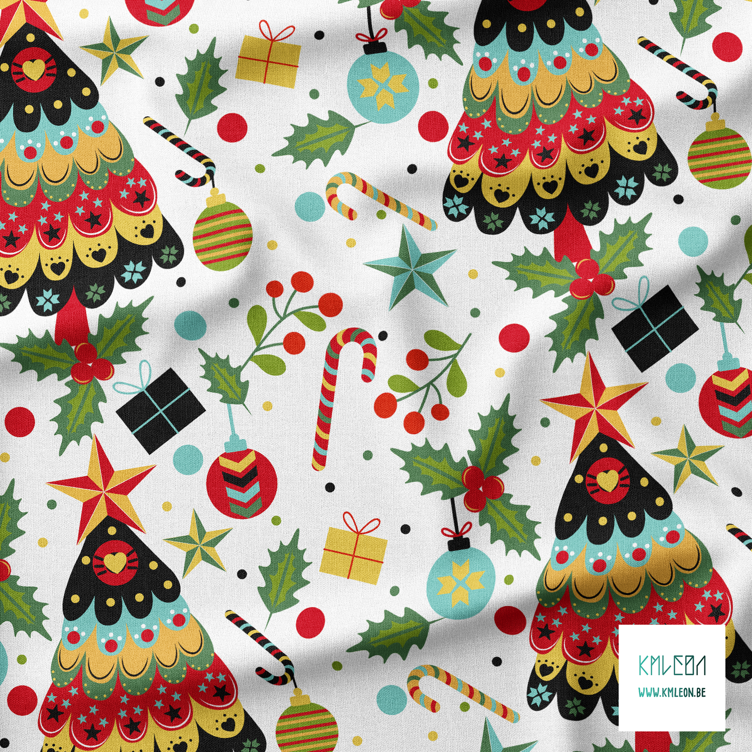 Christmas tree fabric