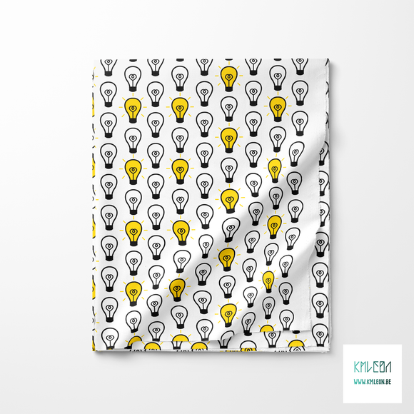 Light bulbs fabric