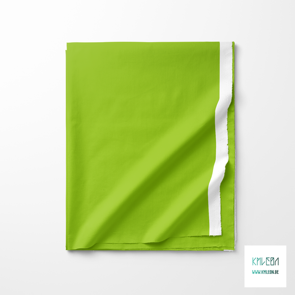 Solid lime green fabric