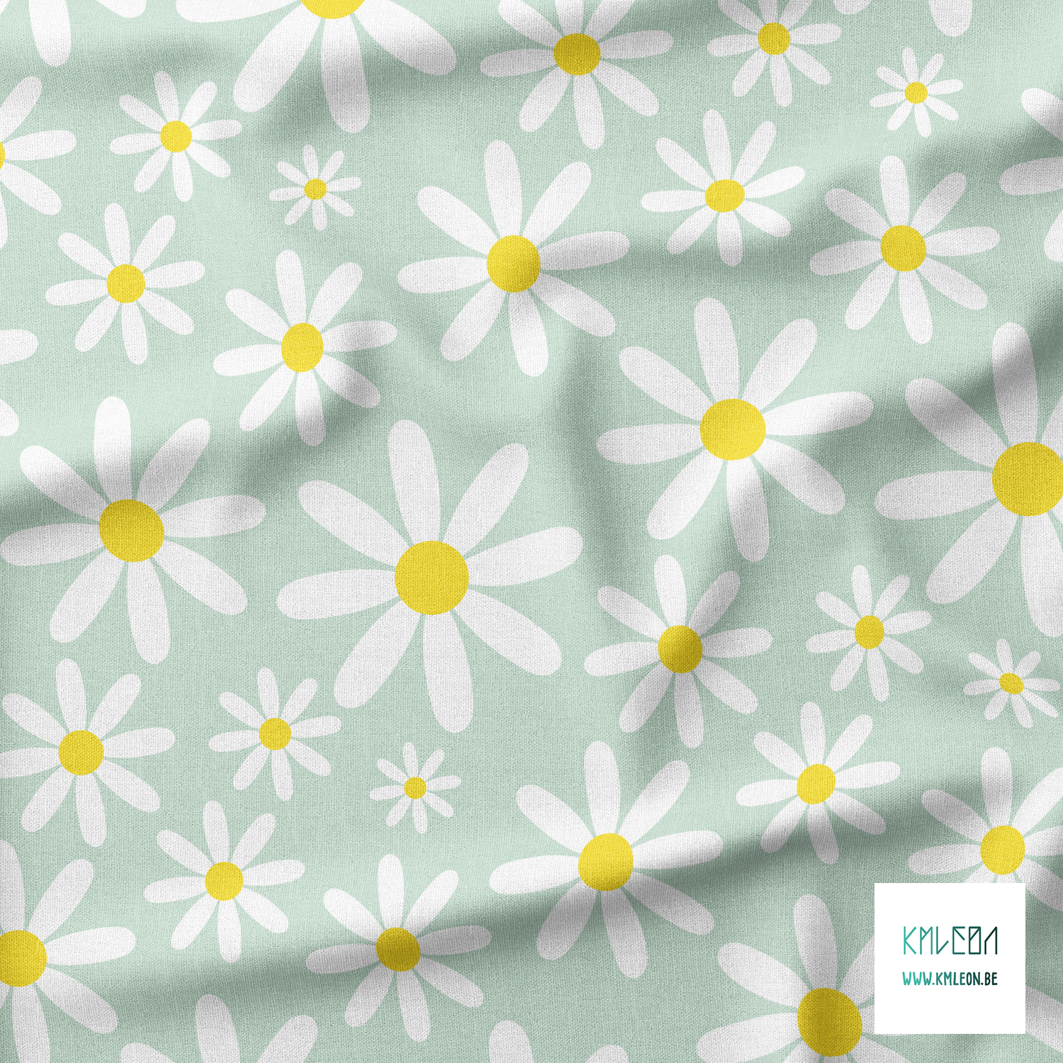 Daisies fabric