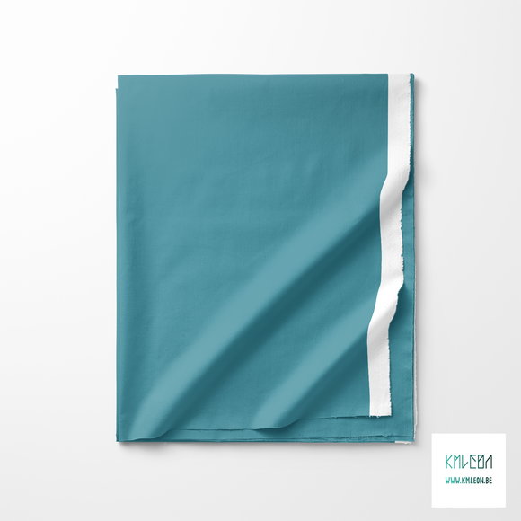 Solid ocean teal fabric