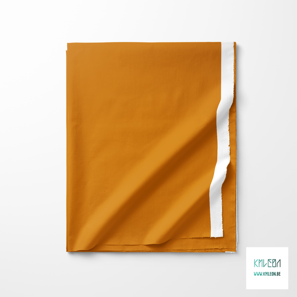 Solid ochre fabric