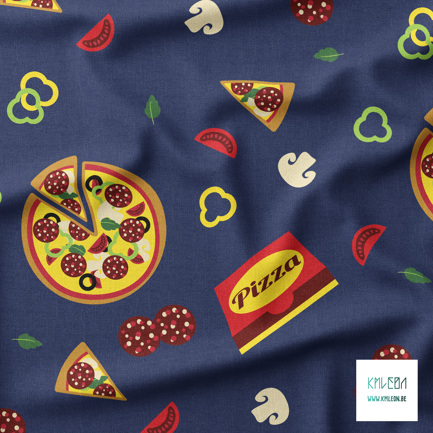 Pizza fabric (Large scale)