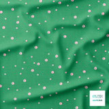 Pink dots fabric