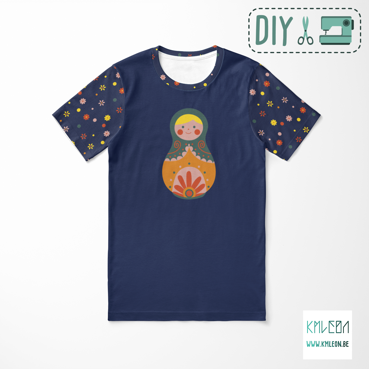 Russian dolls cut and sew t-shirt