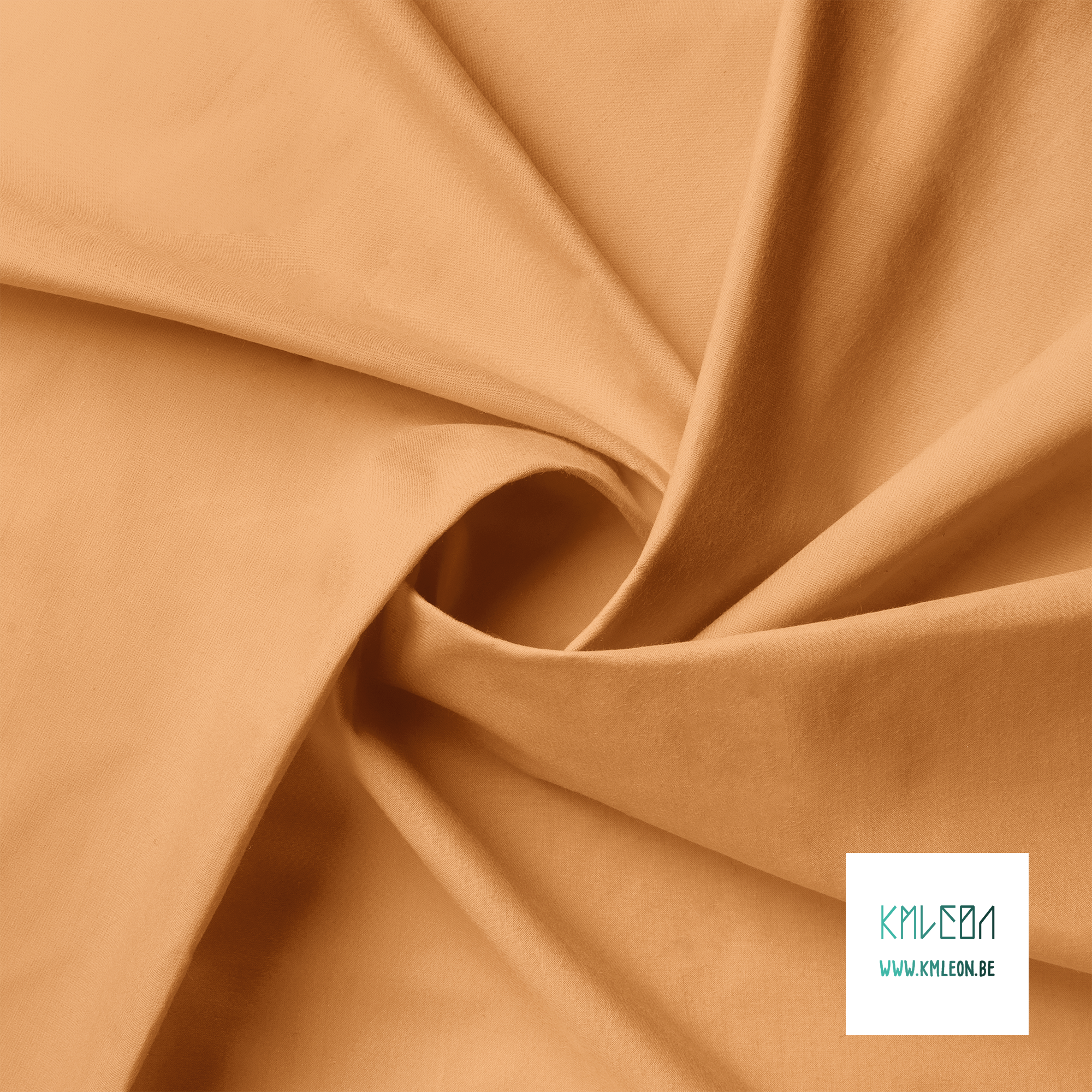 Solid sandy apricot fabric