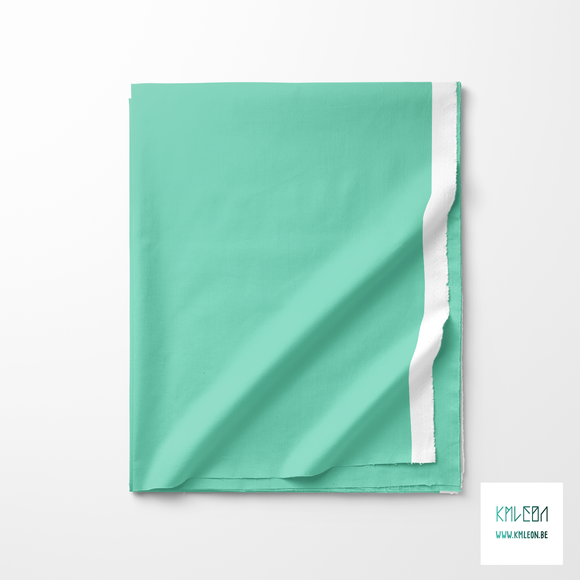 Solid seafoam green fabric