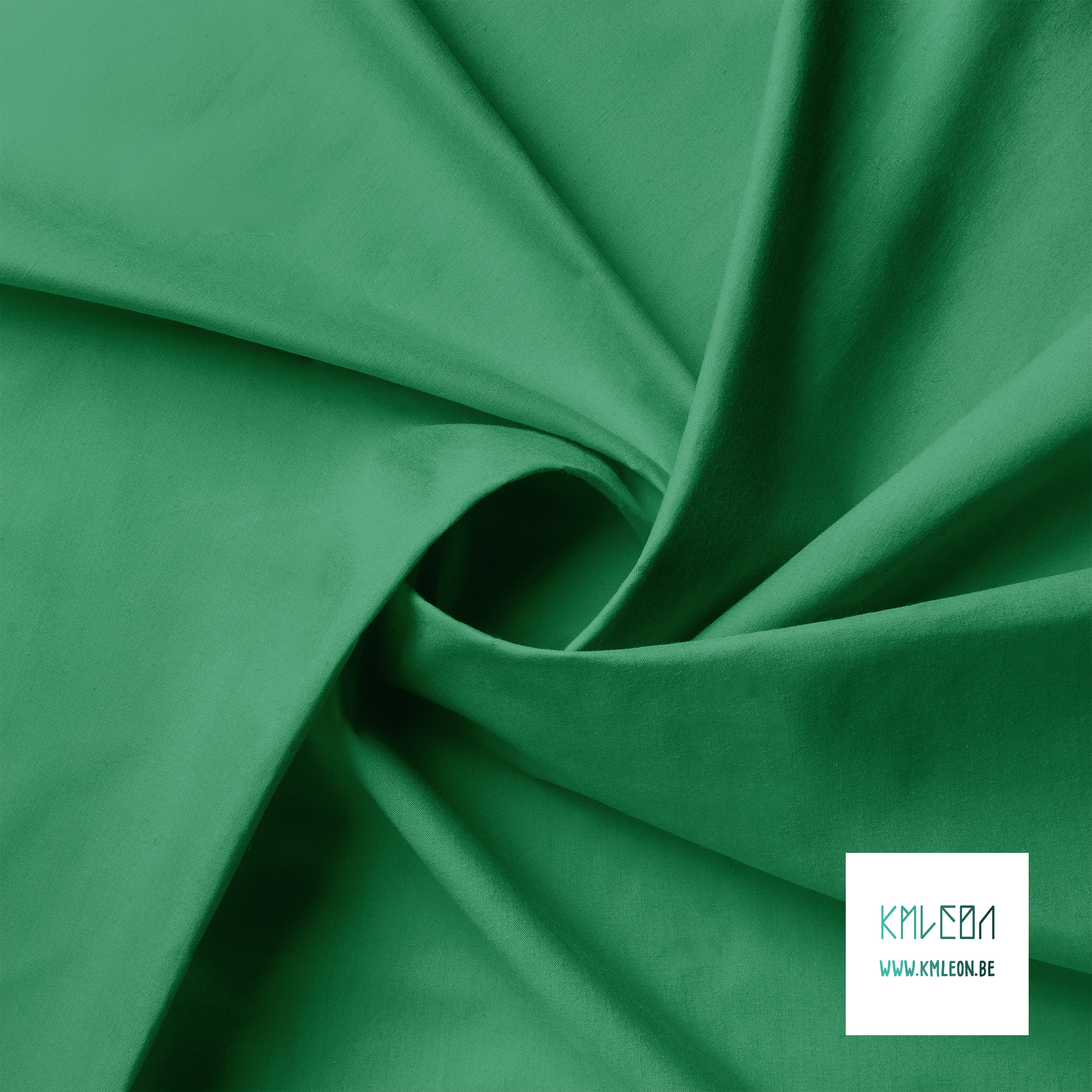 Solid seaweed green fabric