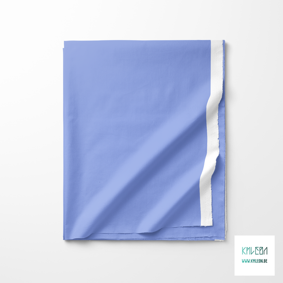 Solid soft periwinkle fabric