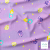 Spacemice and spacefish fabric (Large scale)