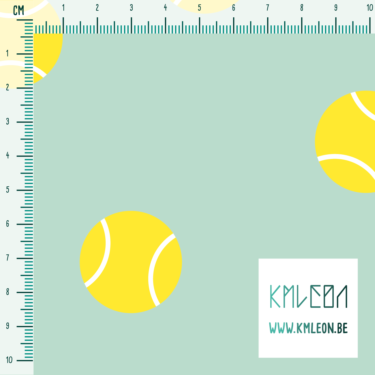 Tennis balls fabric