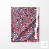 Colourful terrazzo fabric