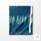 Green brush strokes fabric