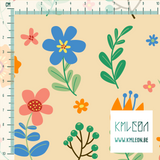 Wild flowers fabric