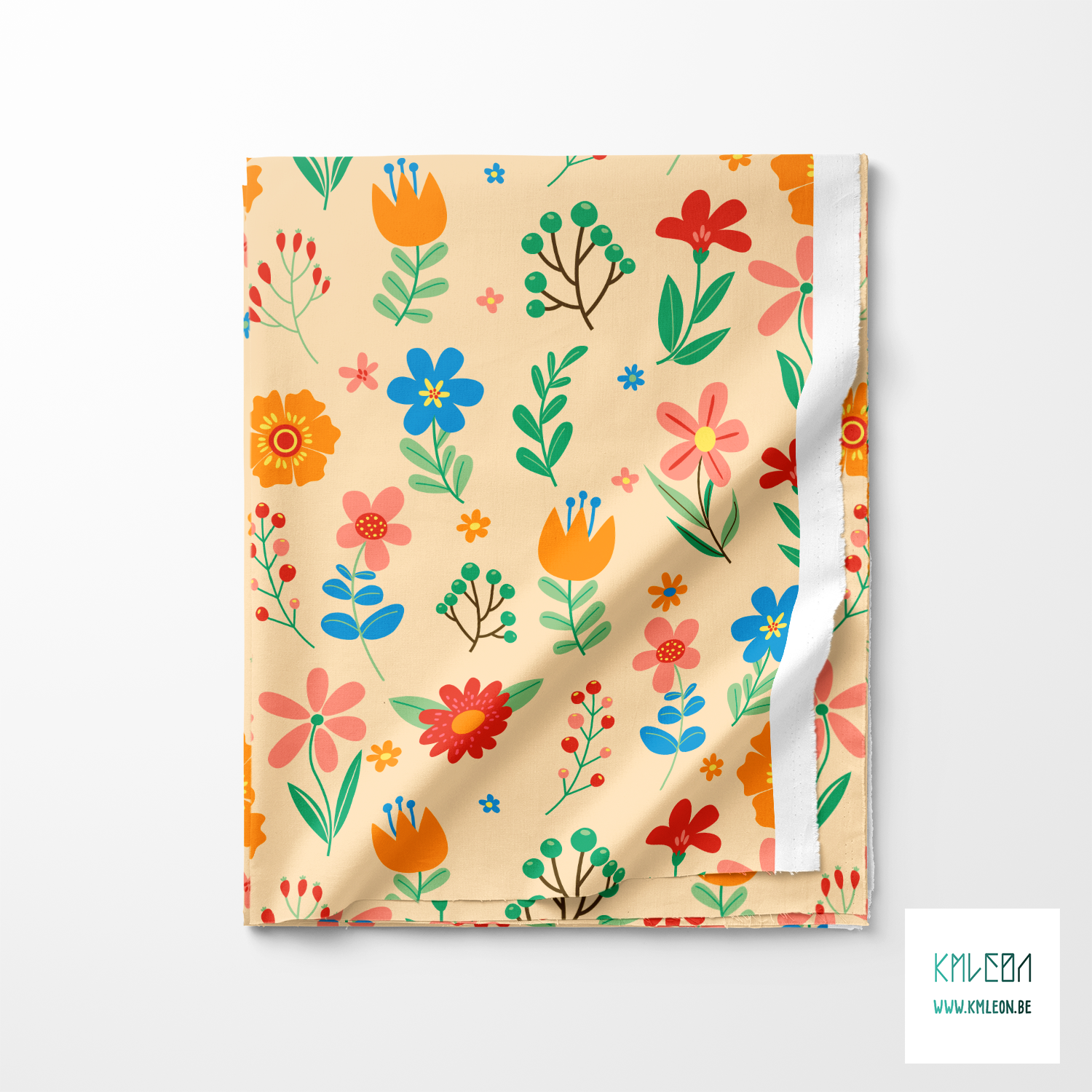 Wild flowers fabric