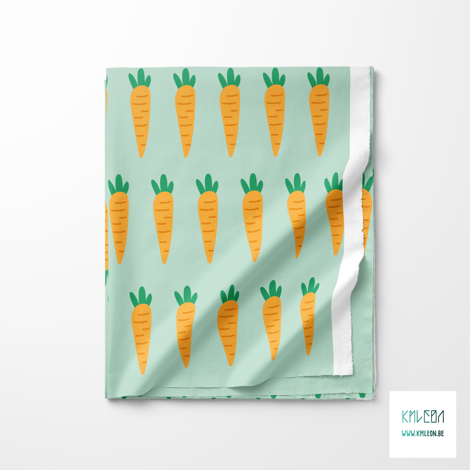 Carrots fabric