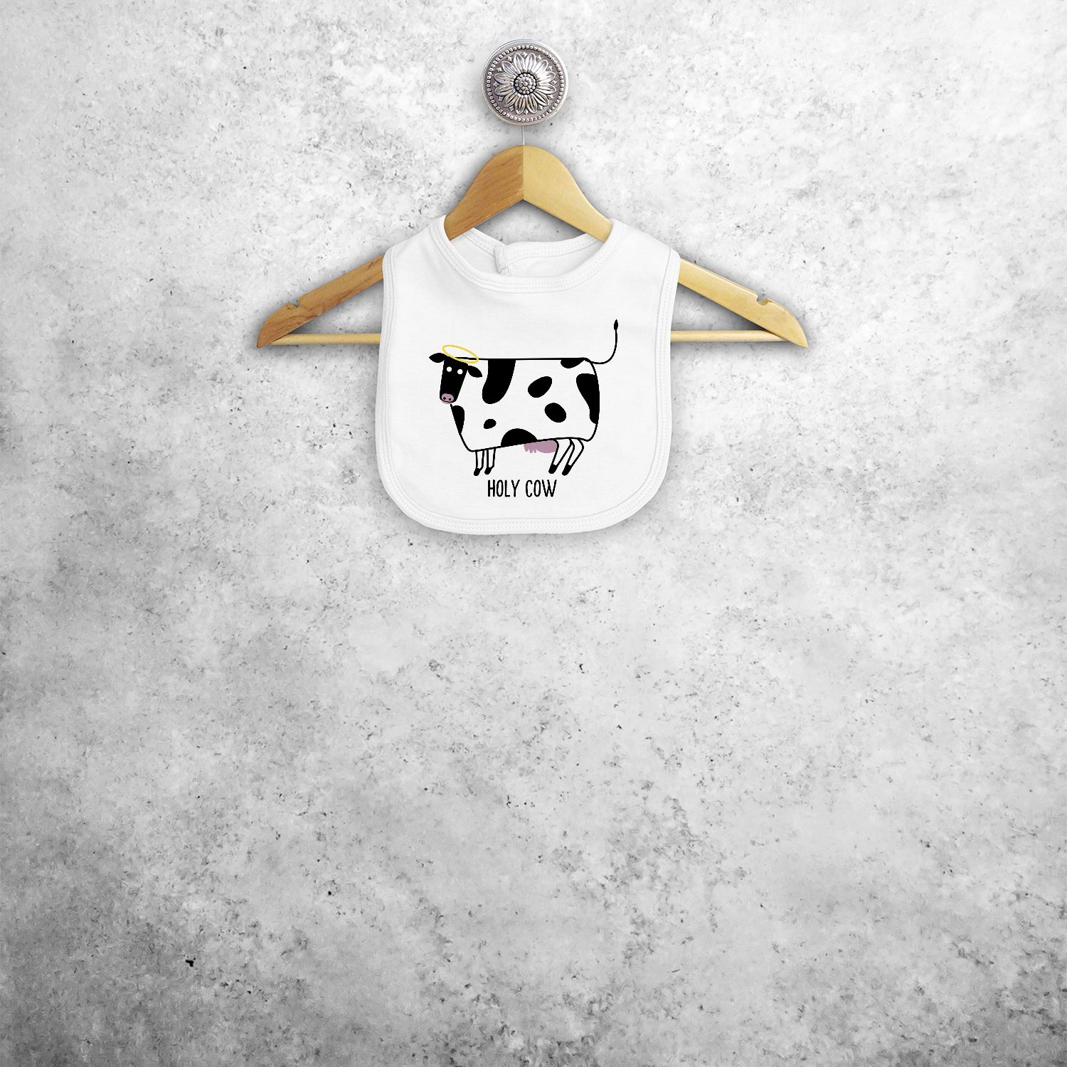 'Holy cow' baby bib