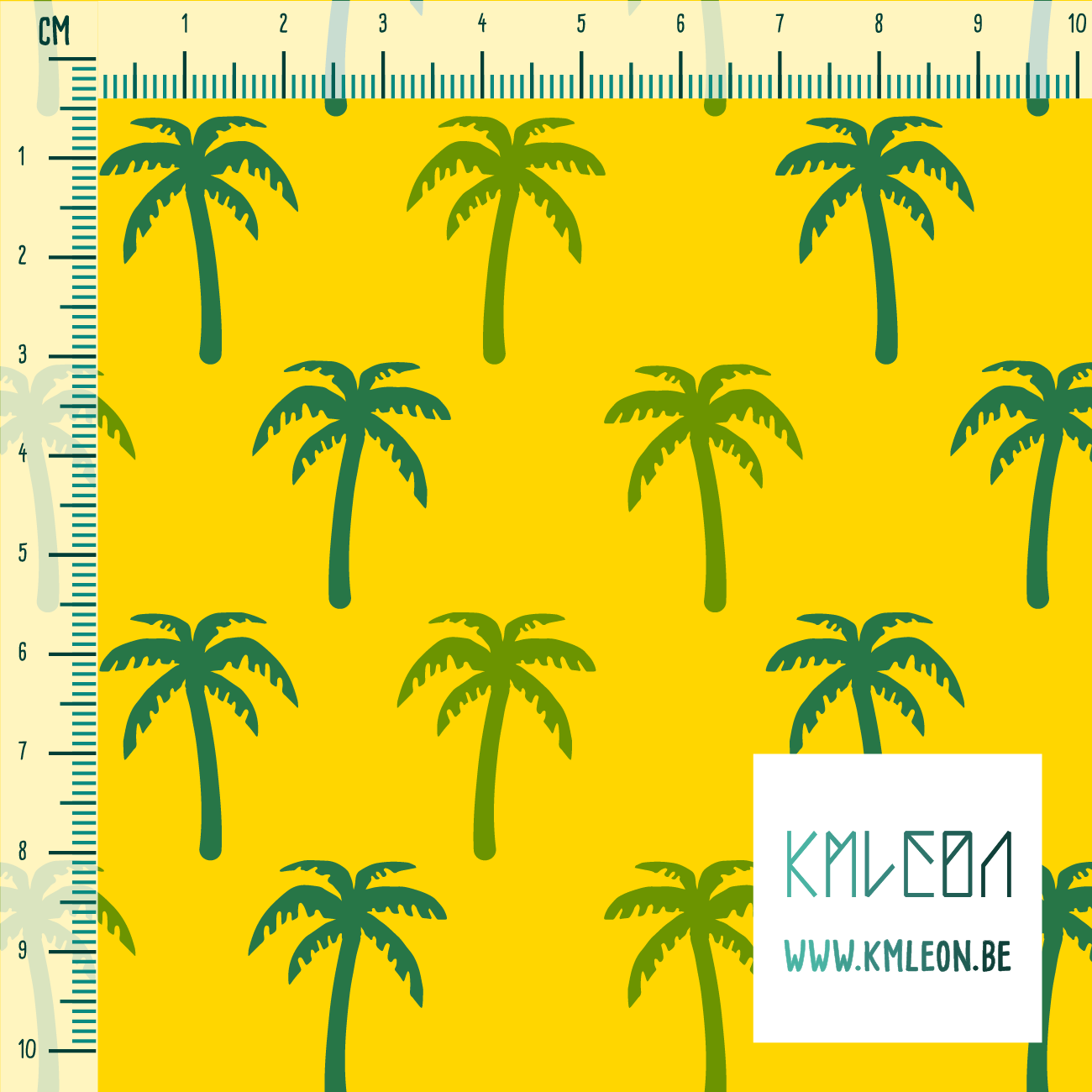 Palm trees fabric