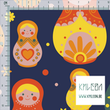 Russian dolls fabric