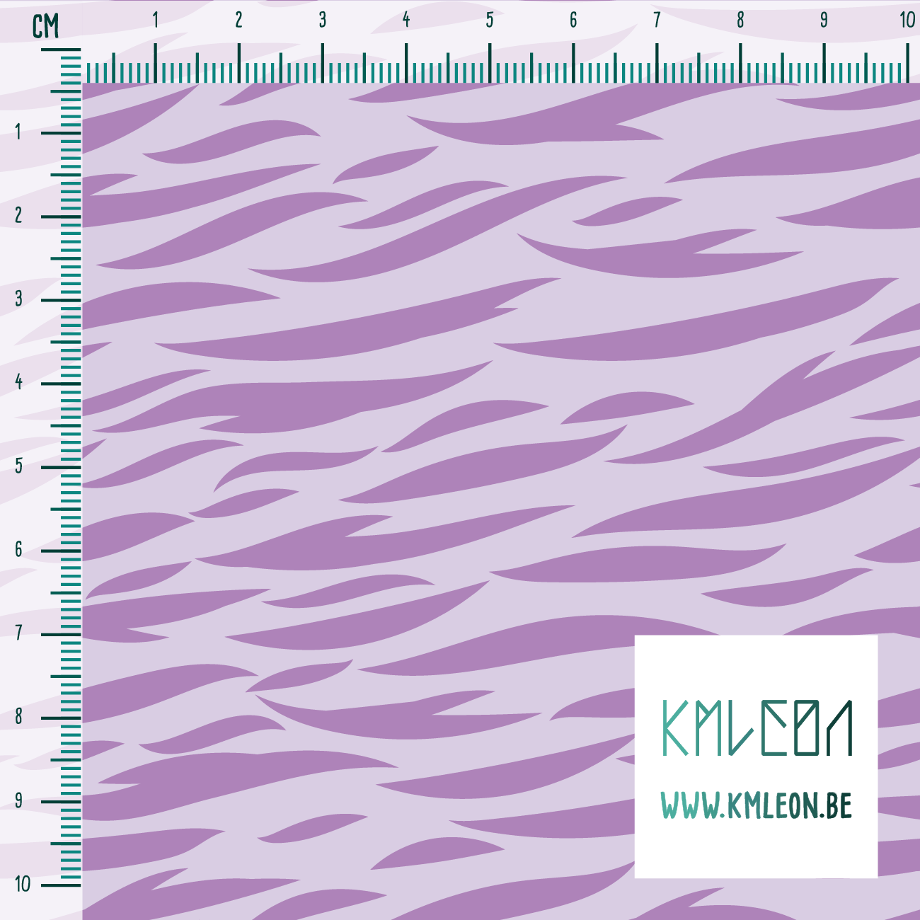 Purple tiger stripes fabric