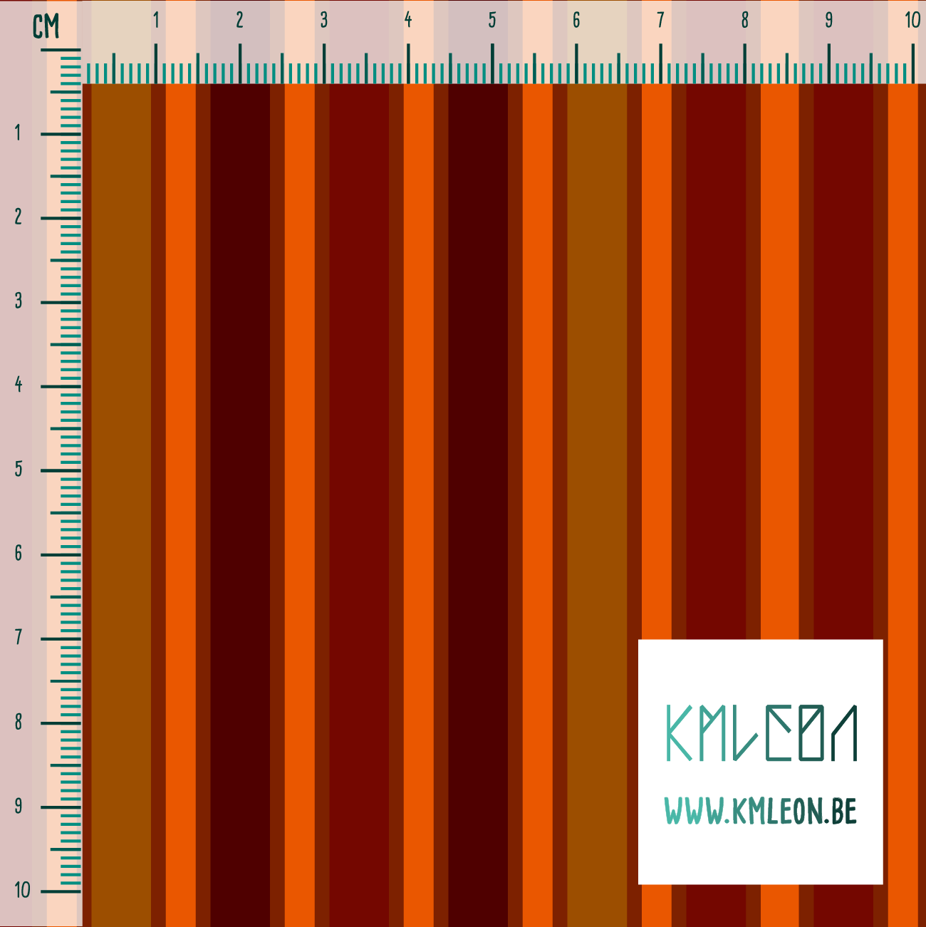 Brown vertical stripes fabric