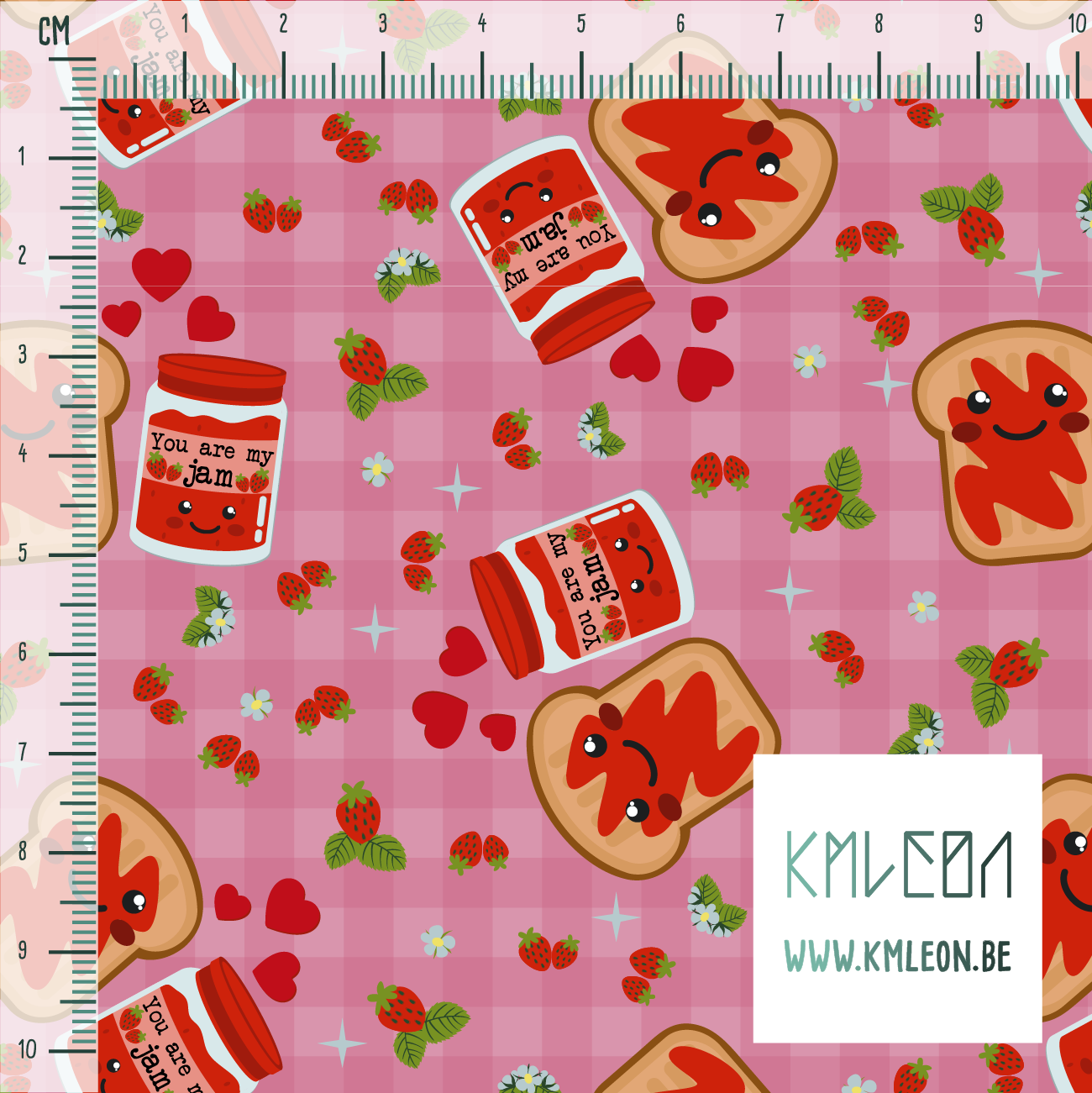 Jam and toast fabric