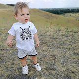 Wolf baby shortsleeve shirt