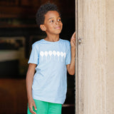 Balloons glow in the dark kids shortsleeve shirt