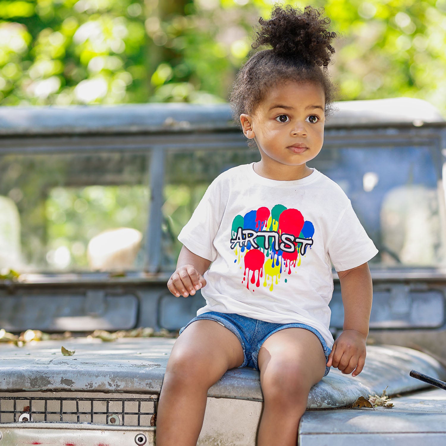 'Artist' kids shortsleeve shirt