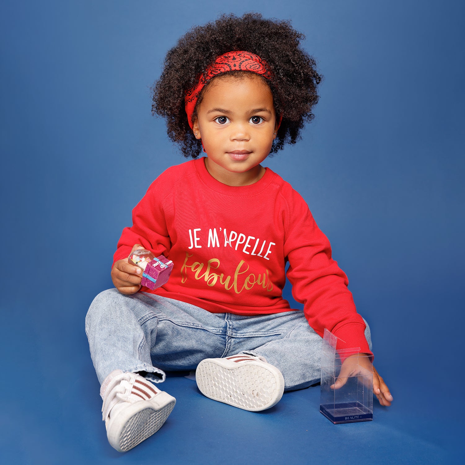 'Je m'appelle fabulous' kids sweater