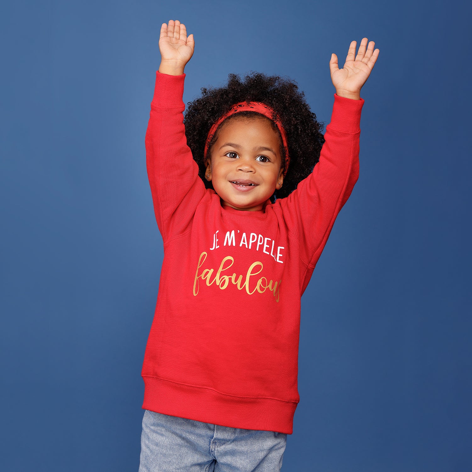 'Je m'appelle fabulous' kids sweater