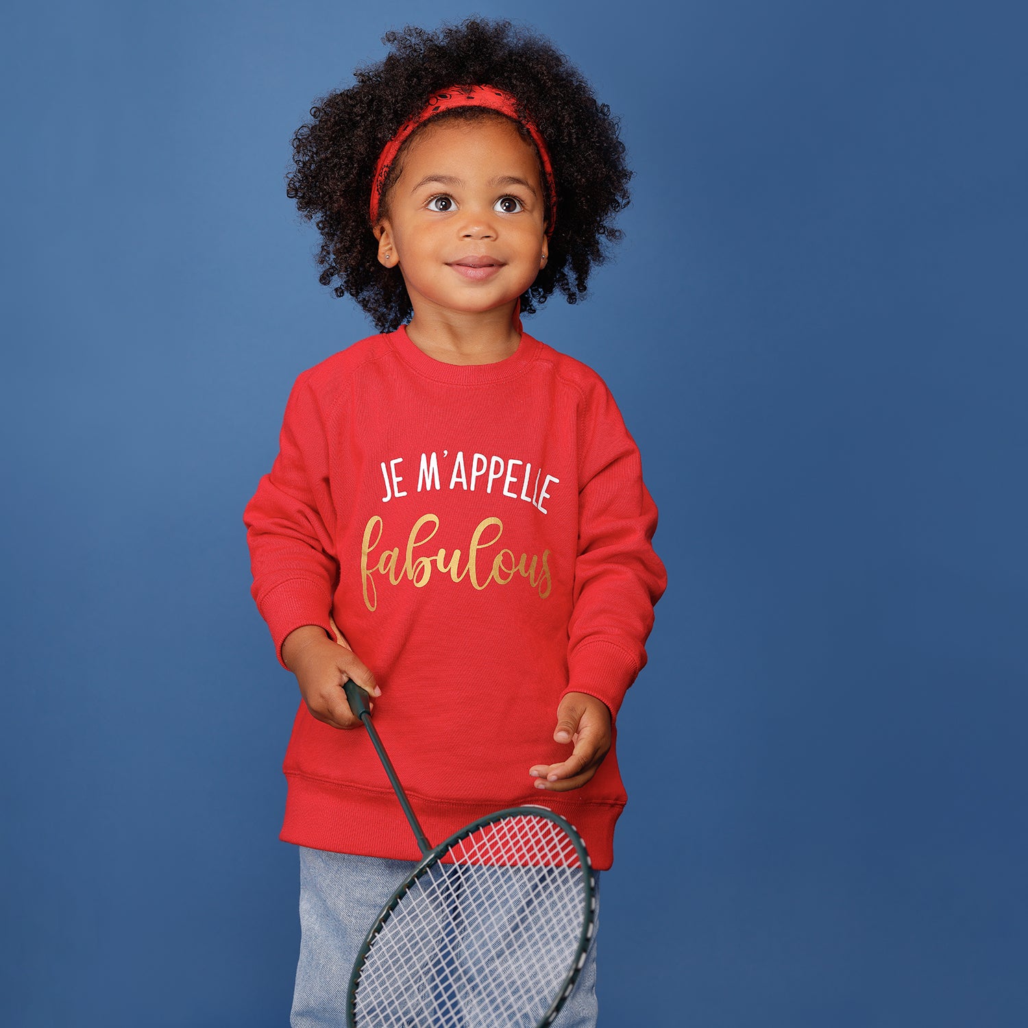 'Je m'appelle fabulous' kids sweater